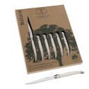 Jean Dubost Laguiole  Grillkniv 6 stk hvit