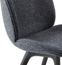 Gubi Beetle Stol Polstret / Plastbase Around Bouclé 023