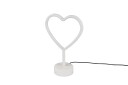 Trio Lighting Heart LED bordlampe hvit - TRIO