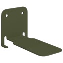 vidaXL Flytende hylle med hylle 8 pcs Olivengrønn 6 x 10,8 x 6,6 cm