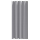  Gardiner med gardiner 2 pcs Lysegrå Polyester