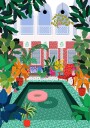 Enjoying the Pool Plakat / 50x70cm