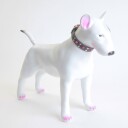 Halsbånd Hund Perlehalsbånd Med Rosa Stener