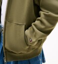 Tommy Hilfiger Mini Corp Zip Through Hoodie Khaki green 128
