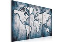 Tavle World Map: Ink Triptych 90X60 Artgeist sp. z o. o.