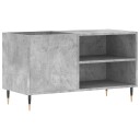  Hifi benk betonggrå 84,5x38x48 cm konstruert tre