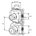 Damixa Skjult Termostat 2-veis Avleder