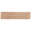 Teppe Runner MARSA Gul 80 x 450 cm Polyester og PVC