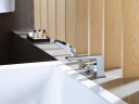 Hansgrohe Metropol 3-hulls Karbatteri Til karkant, Krom
