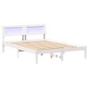  Sengestamme Hvit 120 x 200 cm Massiv furu tre