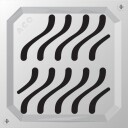 ACO EG 150 RISTFLAGGE silver 150x150 mm