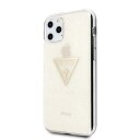 Guess Guhcn58sgtlgo Iphone 11 Pro Złoty/Gold Hard Case Glitter Triangle