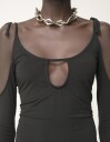 Han Kjøbenhavn Viscose Jersey Stretch Mini Dress