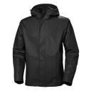 Helly Hansen Herre Moss Vindtett Regnjakke Svart XXL Gull2XL