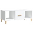vidaXL Salongbord hvit 102x50x40 cm konstruert tre