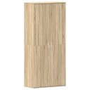  Skoskap Sonoma Eik 80x39x180 cm Konstruert Tre