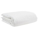 Vidaxl Dyne med pute 3 pcs Hvit Dun