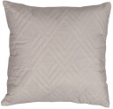 Borg Living Gavlpute - Sandfarget og hvit - 80x80 cm - Gavlpute til sengen