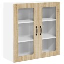  Kjøkkenskap Sonoma eik 80 x 31 x 80 cm Konstruert tre