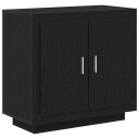  Serviesskap Svart 80 x 40 x 75 cm Konstruert tre