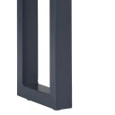 vidaXL Konsollbord grå 115x35x76 cm heltre akasie og jern