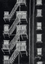 Fire Escape Negative Image Plakat Plakat / 40x50cm