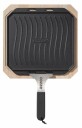 cozze ® vendbar støpejernspanne med bordskåner 330 x 330 mm.