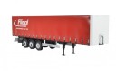 Carson 907235 1:14 3 AXLE FLIEGEL MAGARUNNER CURTAIN RED