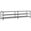  TV benk grå sonoma 200x30x50 cm konstruert tre og metall