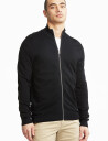 Lindbergh Ecovero L/S Zip Cardigan - Black - XL