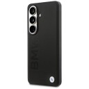 BMW Leather Hot Stamp MagSafe Case for Samsung Galaxy S26 Plus Black