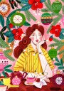 Retro Christmas Woman Plakat Plakat / 50x70cm