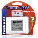HÃ¤hnel Batteri til Canon Kameraer (HL-4LHP/NB-4LHP) - Oppladbart - 760mAh