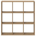  Bokhylle artisan eik 102x32x102 cm konstruert tre