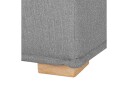 1 sitssoffa Beliani Tibro Beige ljust trä Grey   Grå