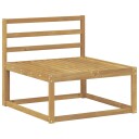 vidaXL Ute Midt Sofa Hvit 79 x 83 x 73 cm