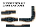 Scalextric C 7014 Pit Lane Track Left Hand - Includes Sensor