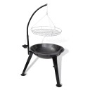 BBQ kullgrill med hengende gitter