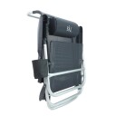 Lett strandstol i aluminum - 5 posisjoner