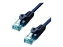 ProXtend - Koblingskabel - RJ-45 (hann) til RJ-45 (hann) - 15 m - 6 mm - UTP - CAT 6a - IEEE 802.3at - halogenfri, formstøpt, uten hindringer, flertrådet - blå