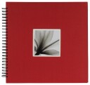 DÃRR UniTex Spiral Fotoalbum (34x34cm) RÃ¸d