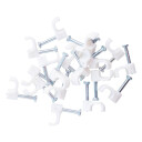 E-Line Kabelklips For Rund Kabel 3-5mm 20 Stk