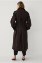 Ellos Collection   Trenchcoat med knytbart belte   Brun