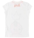 Fendi Kids T skjorte   Hvit m. FendiRumi/Gullkrone   Fendi   9 år 134   T skjorte