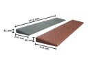 Kantmatte 42mm og 60mm EPDM 60mm
