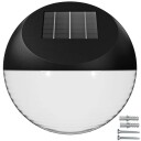 LED solcelledrevne vegglamper sett med 6 automatisk av/på vanntett