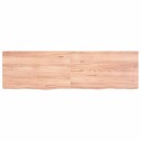  Bordplate lysebrun 140x40x(2-4) cm behandlet heltre eik 3156377