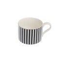 Nova Abby Krus 25cl Svart Stripet m/Gullkant