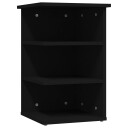 vidaXL Sideskap svart 35x35x55 cm sponplate