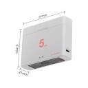 Batteriladestasjon for DJI Osmo Action 5 Pro/4/3